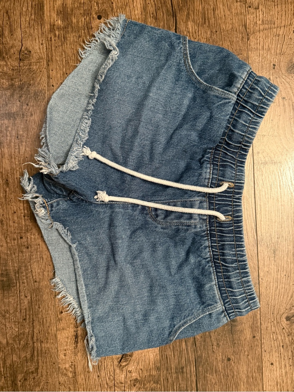 Roxy Denim Drawstring Women's Shorts - Blue